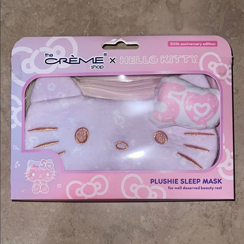 The Crème Shop x Hello Kitty Plushie Sleep Mask